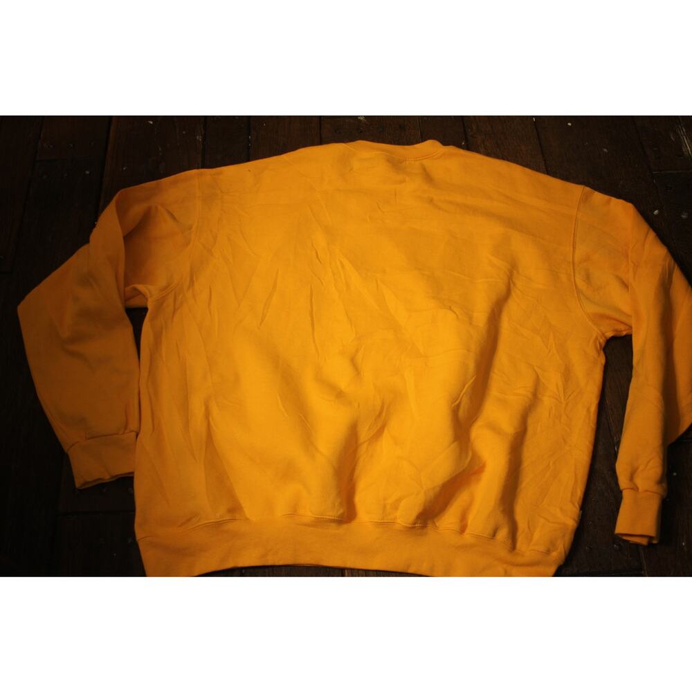 Champion Eco Fleece Marquette University Sweatshirt XXL Yellow Vintage sweater - Picture 9 of 10